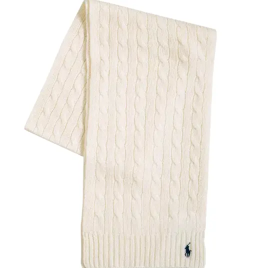 Polo Ralph Lauren 拉夫劳伦小马标绞花围巾