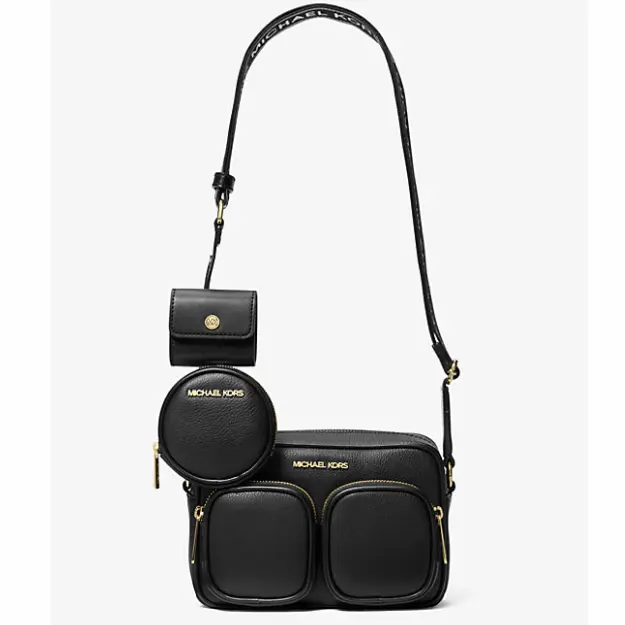 Michael Kors 中号皮革斜挎包 带卡包+耳机包