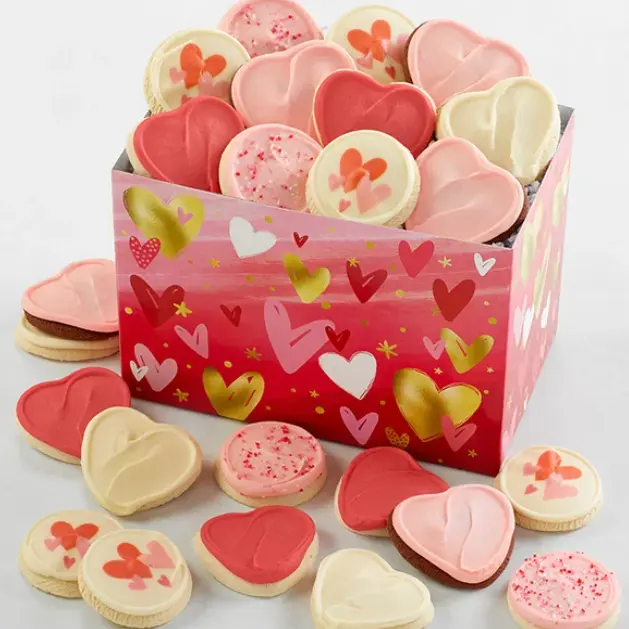 Cheryl's 心形奶油糖霜饼干礼盒