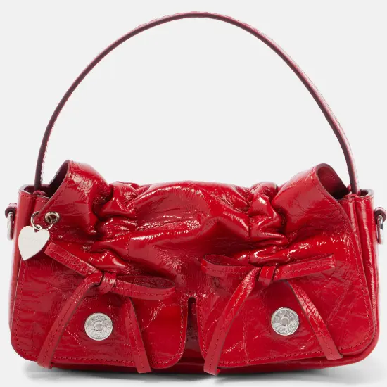 Acne Studios Multipocket 红色蝴蝶结包