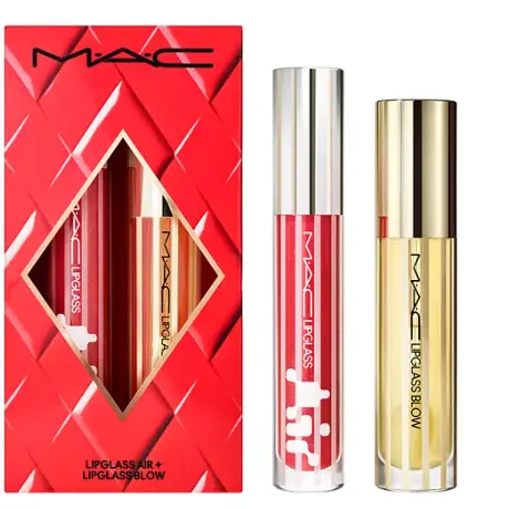 MAC 唇彩礼盒 2件套（价值$54）