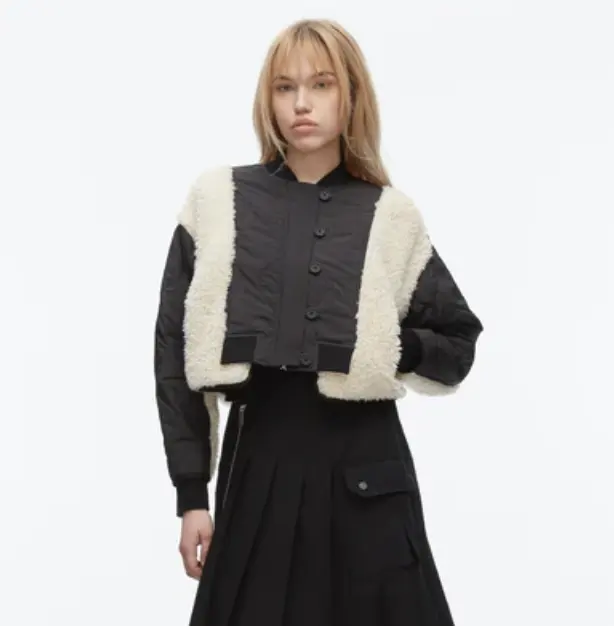 3.1 Phillip Lim Sherpa 棒球夹克