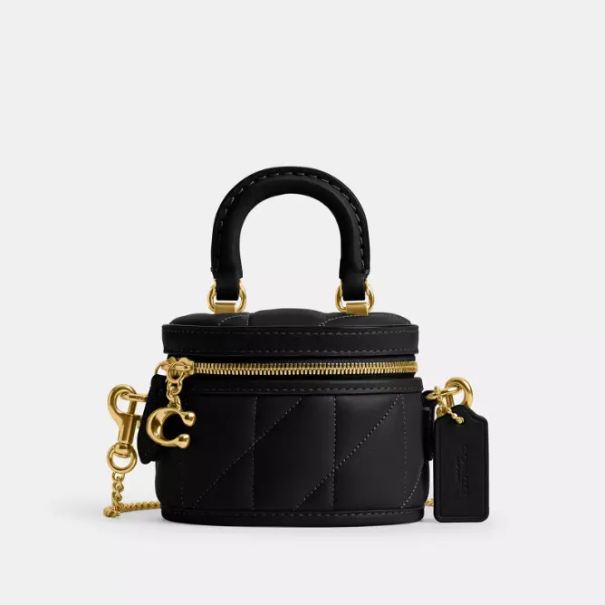 黑色/白色！COACH 蔻驰 Trail 12 盒子包