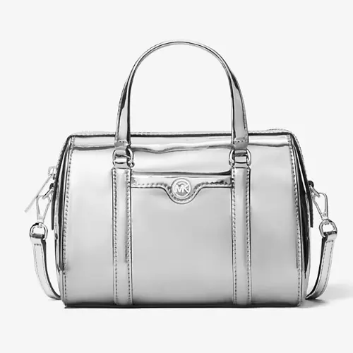 满$150享额外8折！Michael Kors  银色小号波士顿包