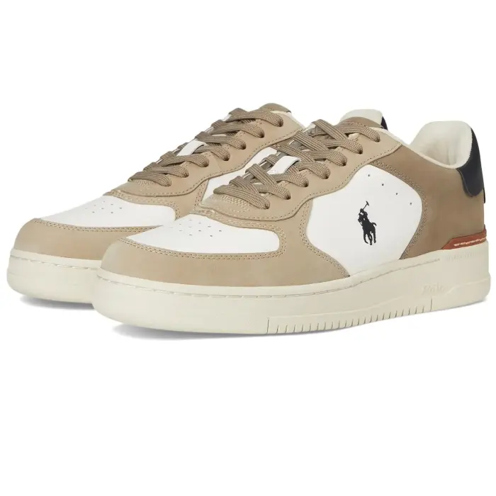 Polo Ralph Lauren 拉夫劳伦拼接皮革运动鞋