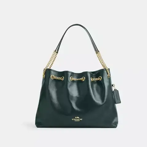 好价！Coach 蔻驰 Evelyn 深青色单肩包