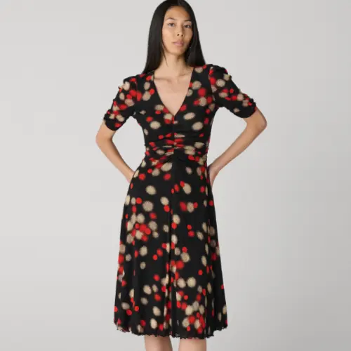 DVF Koren 双面连衣裙