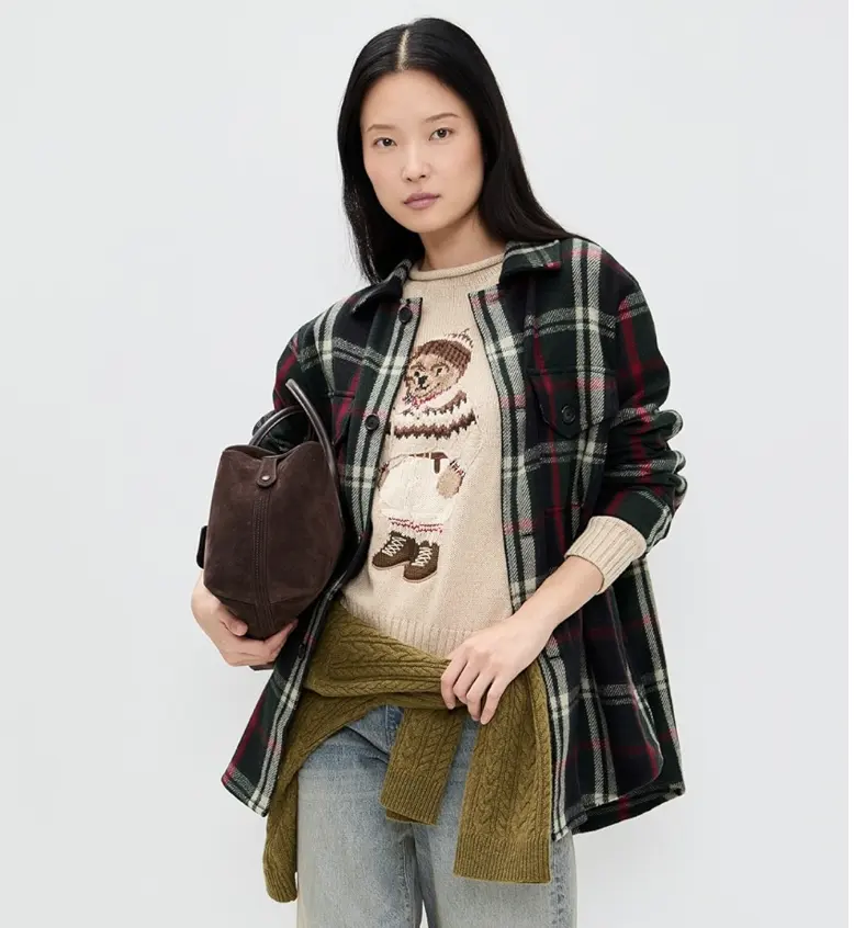 Polo Ralph Lauren 羊毛格纹外套