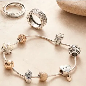 Rue La La：Pandora 潘多拉饰品上新 花朵吊坠$34