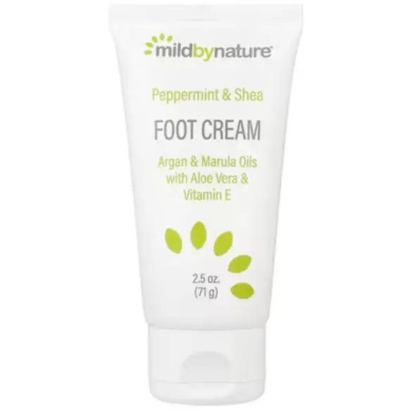 Mild By Nature, 薄荷乳木果油护足霜 71g