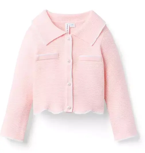 Janie and Jack 扇形下摆开衫