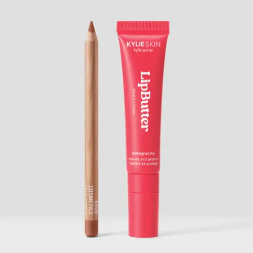 Kylie 黄油润唇蜜+唇线笔套装