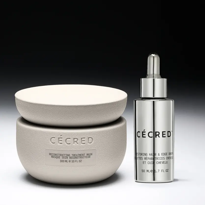 Cecred 修复发丝和发际线精华液 50ml+修护滋养发膜 300ml