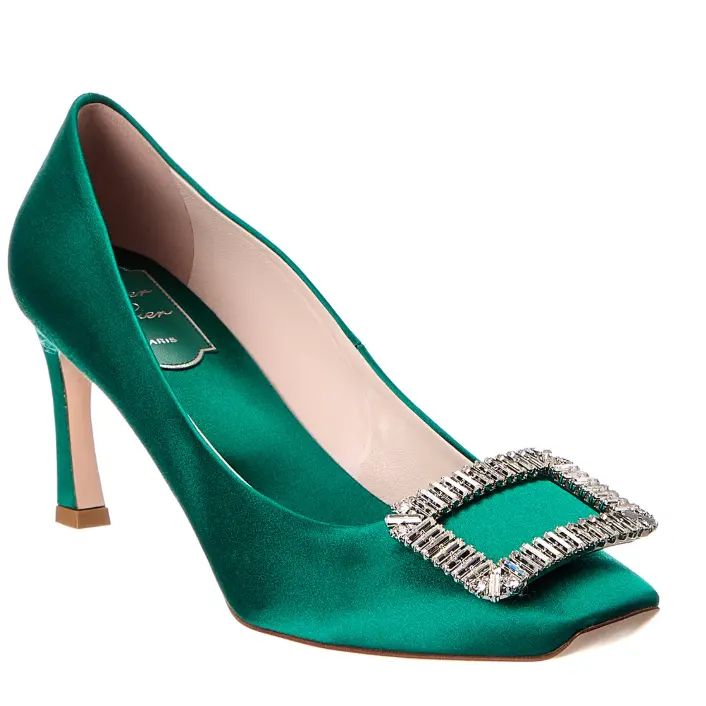 Roger Vivier Trompette 缎面高跟鞋