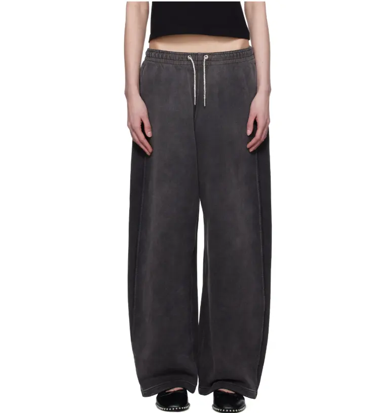 alexanderwang.t 灰色 Crystal Hotfix Drawcord 运动裤