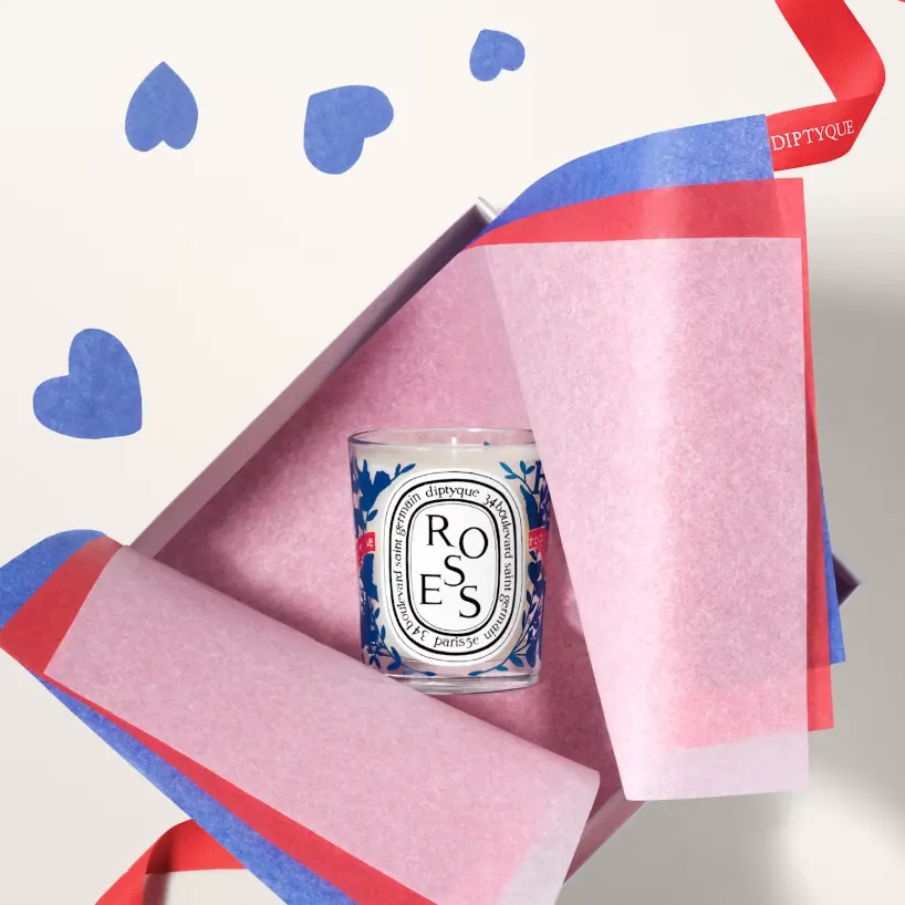 Diptyque UK：情人节送礼指南！入玫瑰香薰蜡烛