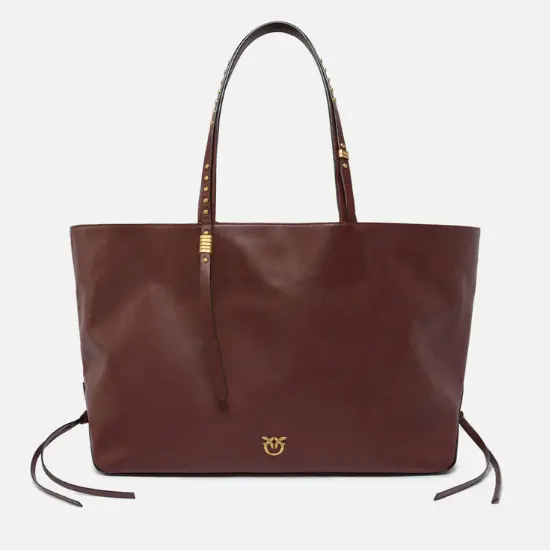 Pinko 中号皮革购物袋