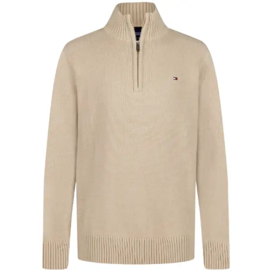Tommy Hilfiger 大童款1/4拉链毛衣