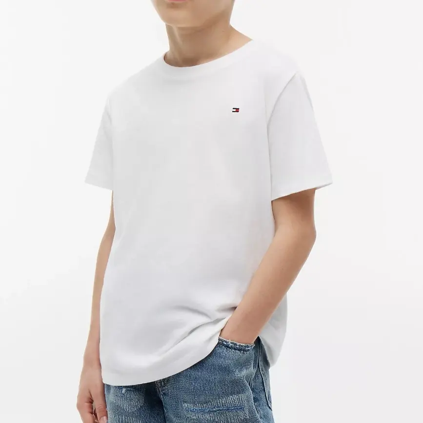 满享额外8折 TOMMY HILFIGER 大童款徽标圆领T恤