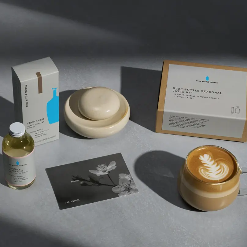 Blue Bottle Coffee：樱花糖浆新上线！搭配咖啡液组合下单