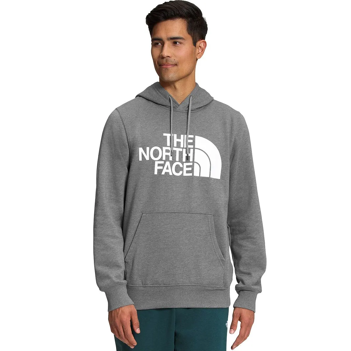 The North Face 北面徽标灰色连帽卫衣