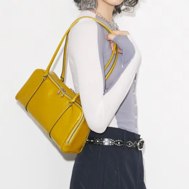 Tory Burch 汤丽柏琦黄色小号单肩包