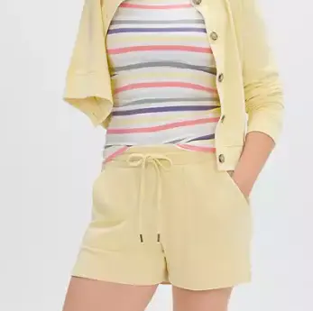 maurices Washed Terry High Rise 4 简短版