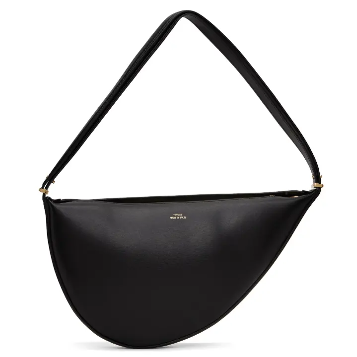 Toteme  黑色皮革单肩包
