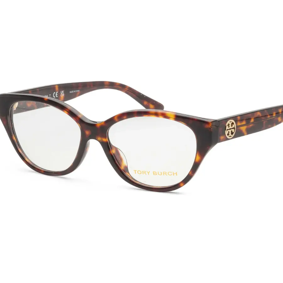 Tory Burch 汤丽柏琦棕色猫眼镜框