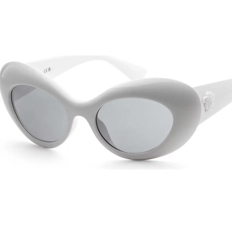 Versace 范思哲白色椭圆形太阳镜