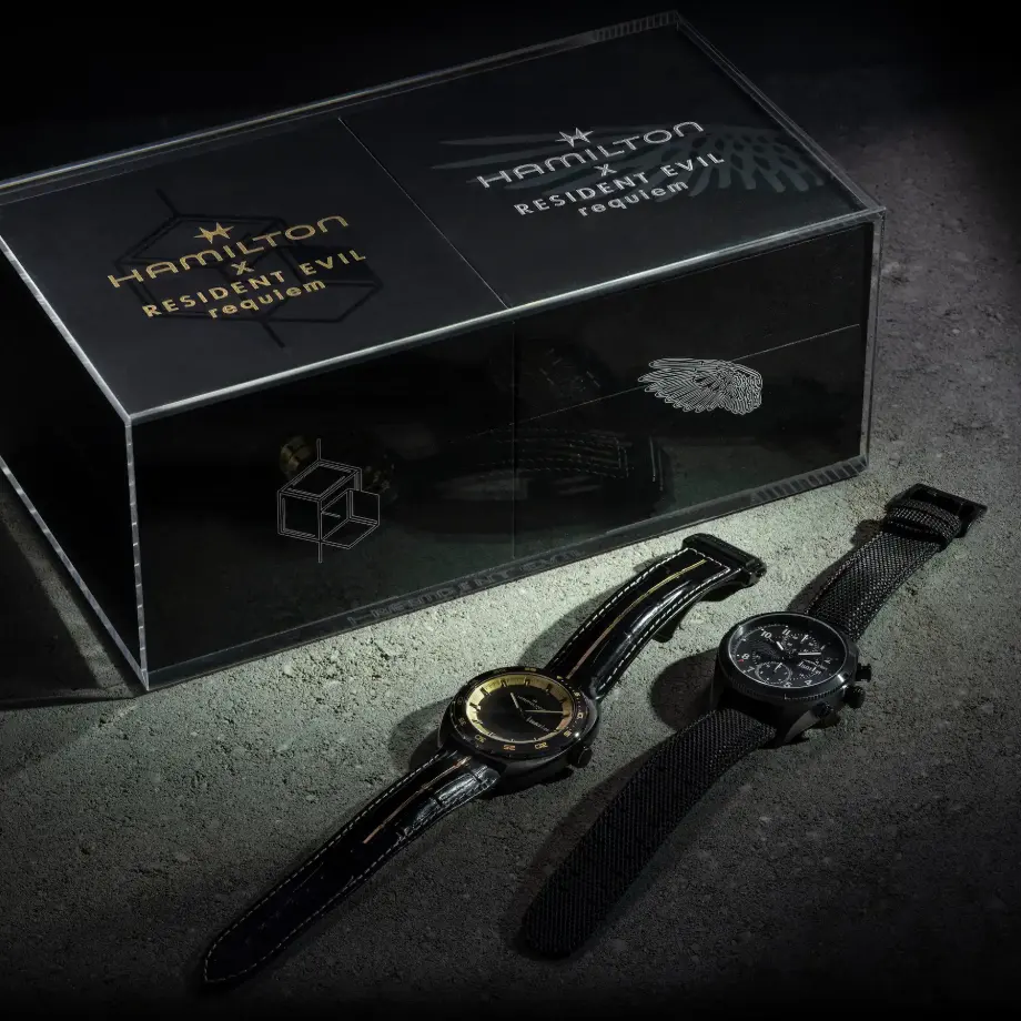 Hamilton：汉密尔顿 × 生化危机安魂曲腕表系列 售价€1345起