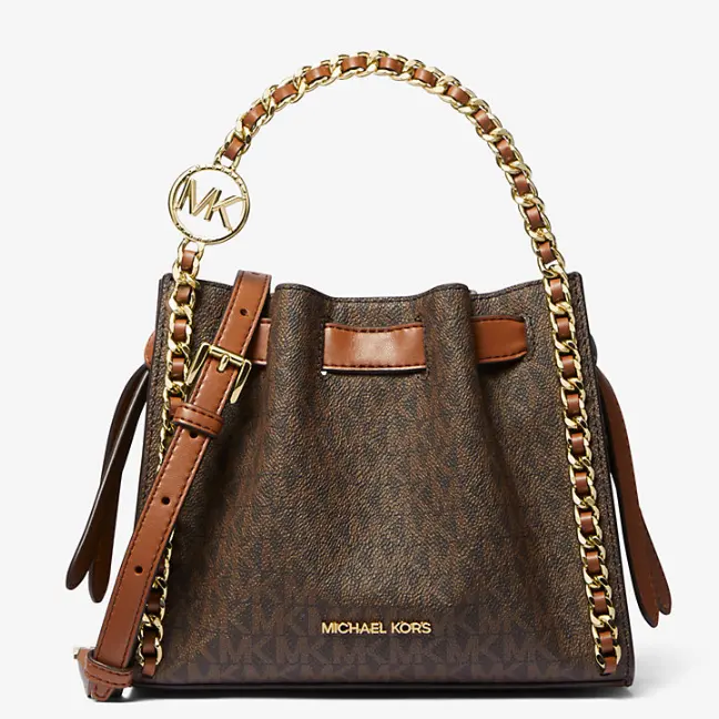 Michael Kors Mina 小号老花链条斜挎包