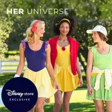 Disney Store：Her Universe 迪士尼公主运动连衣裙春日上新