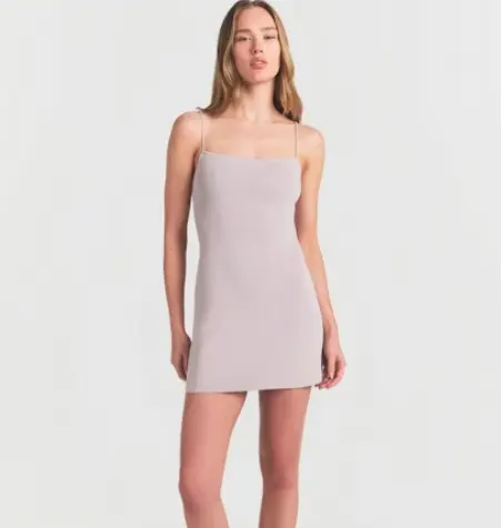 SKIMS 罗纹针织吊带裙