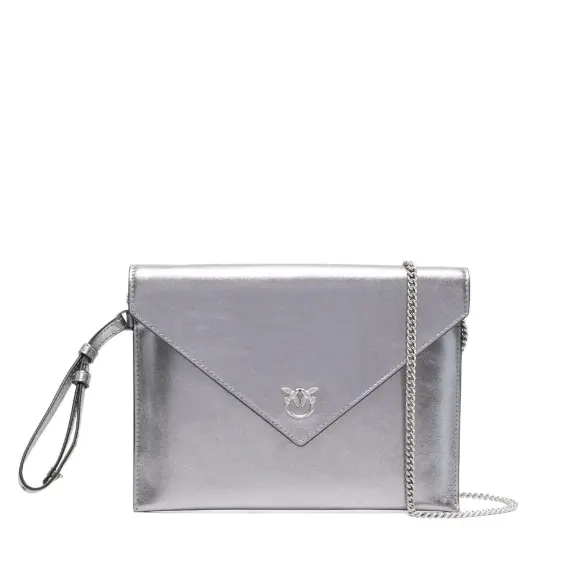 Pinko 小号皮革翻盖手拿包