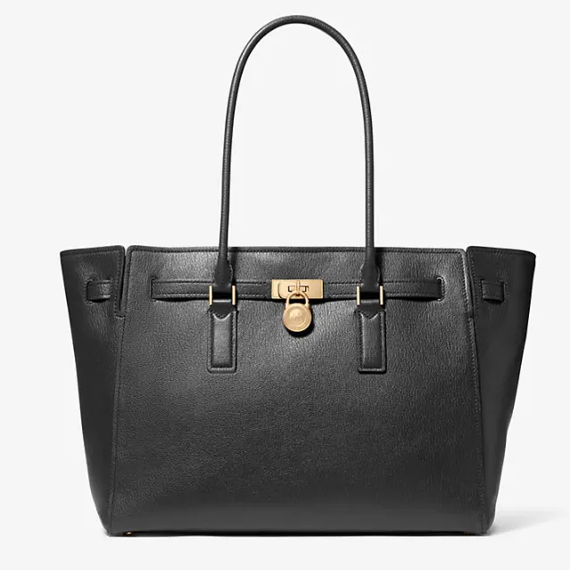 檀健次同款！Michael Kors Hamilton 大号皮革托特包