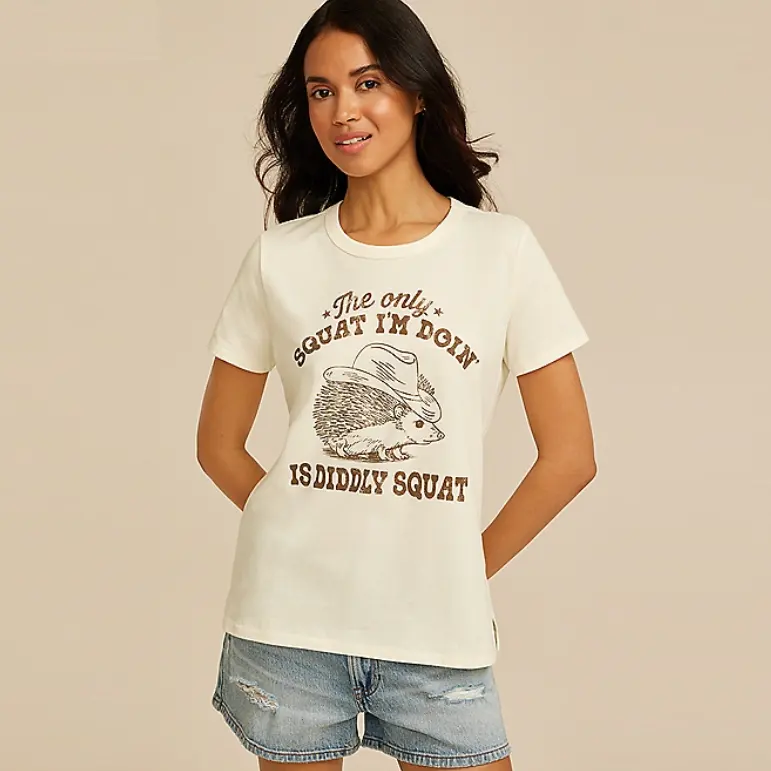 Diddly Squat 刺猬印花修身T恤