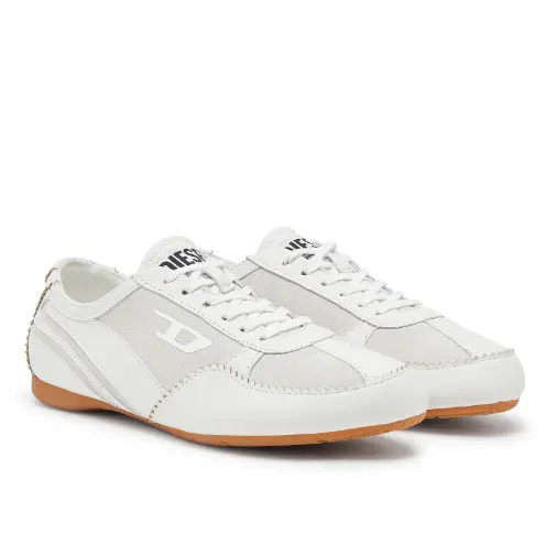 Diesel 皮革和绒面革运动鞋