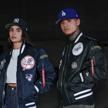 New Era：Alpha Industries 联名出品 入飞行员夹克外套