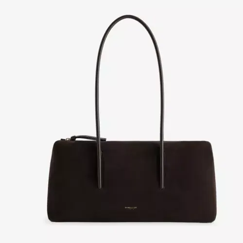 Demellier Stockholm 绒面单肩包