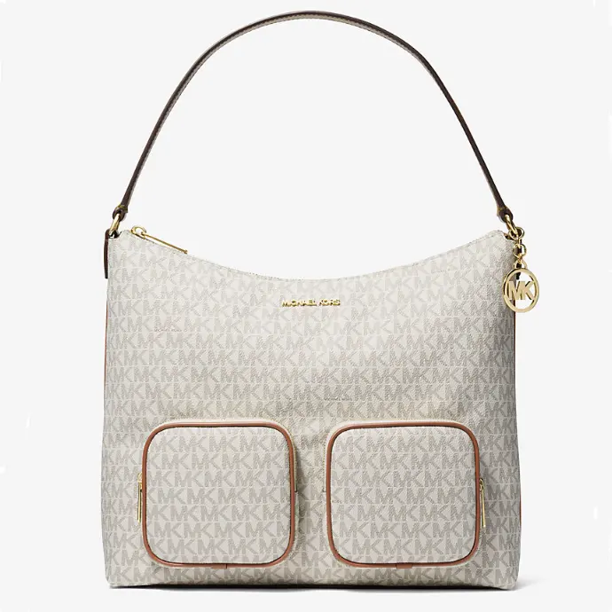 新加入折扣！Michael Kors Merritt 大号老花单肩包