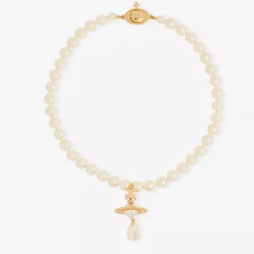 Vivienne Westwood 西太后 土星吊坠珍珠项链