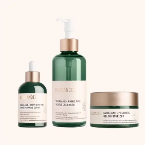 Biossance 角鲨烷 洁面+精华+面霜 3件套