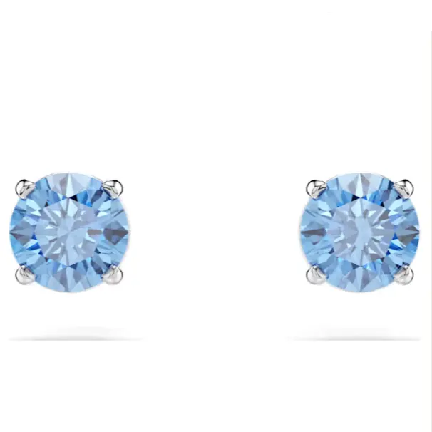Swarovski 施华洛世奇 蓝钻耳钉