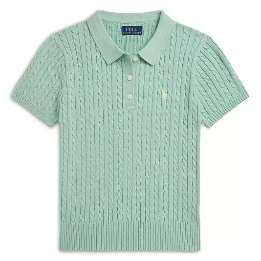 Polo Ralph Lauren 拉夫劳伦大童款绞花Polo短袖