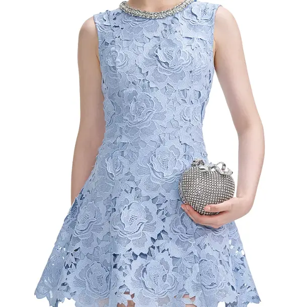 仅剩小码！Self-Portrait 蕾丝连衣裙