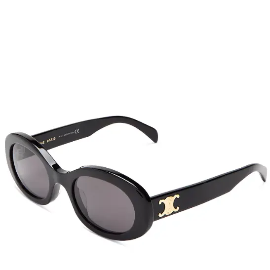 返$125礼卡！Celine Triomphe 椭圆形太阳镜 52mm