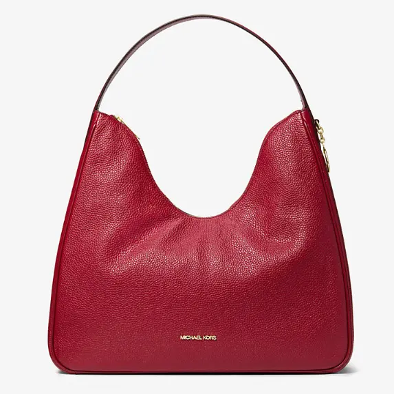 满$150享8折！Michael Kors Nayla 中号 红色单肩包