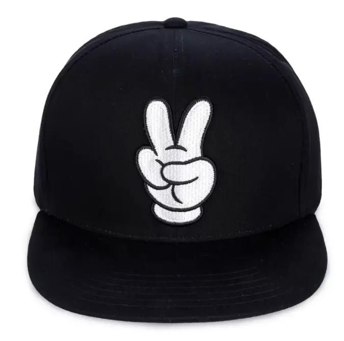 Disney  Mickey Mouse Peace Sign 成人码棒球帽