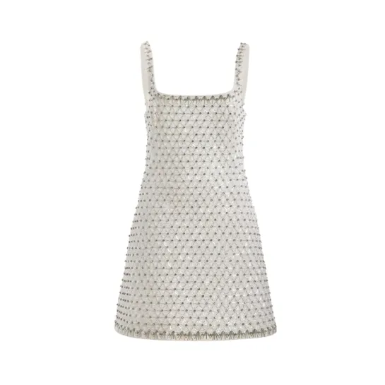 SIMKHAI Ziva 缀饰迷你连衣裙